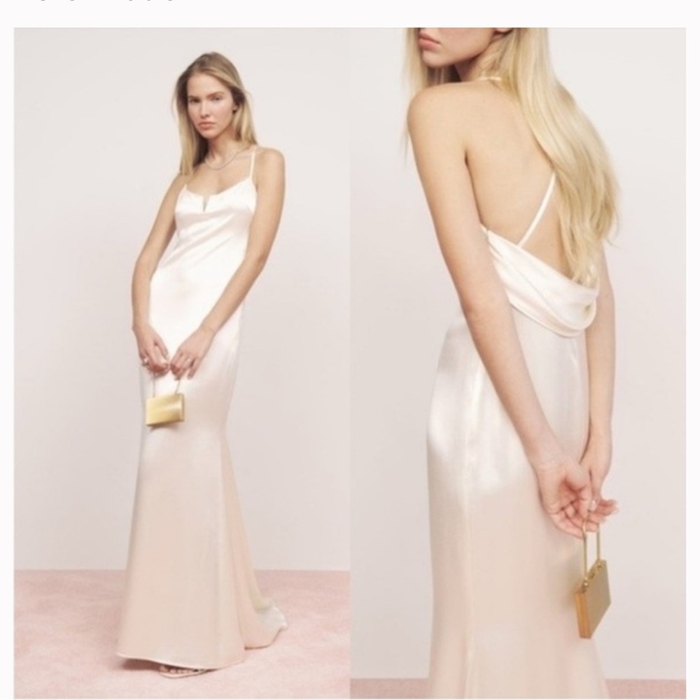 Reformation Oriana Silk Dress